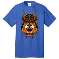 Samurai Tiger Vector Basic T-shirt | Artistshot