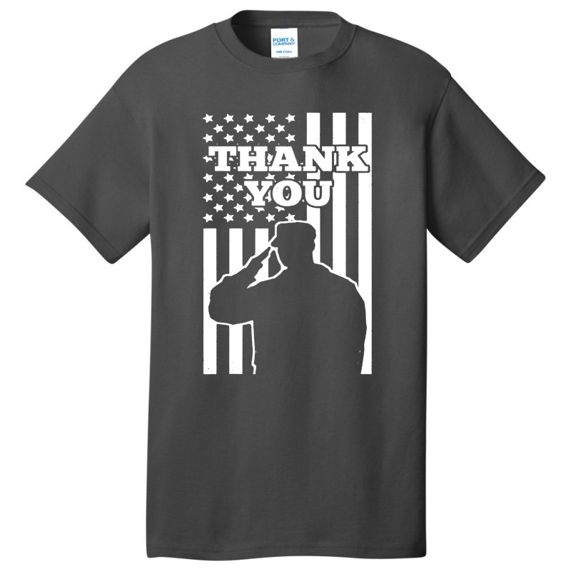 Thank You Veterans Basic T-shirt by Firework Tess | Artistshot