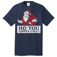 Vintage Santa Clausbusters Basic T-shirt | Artistshot