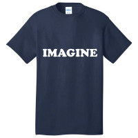 Imagine Worn By Yoko Basic T-shirt | Artistshot