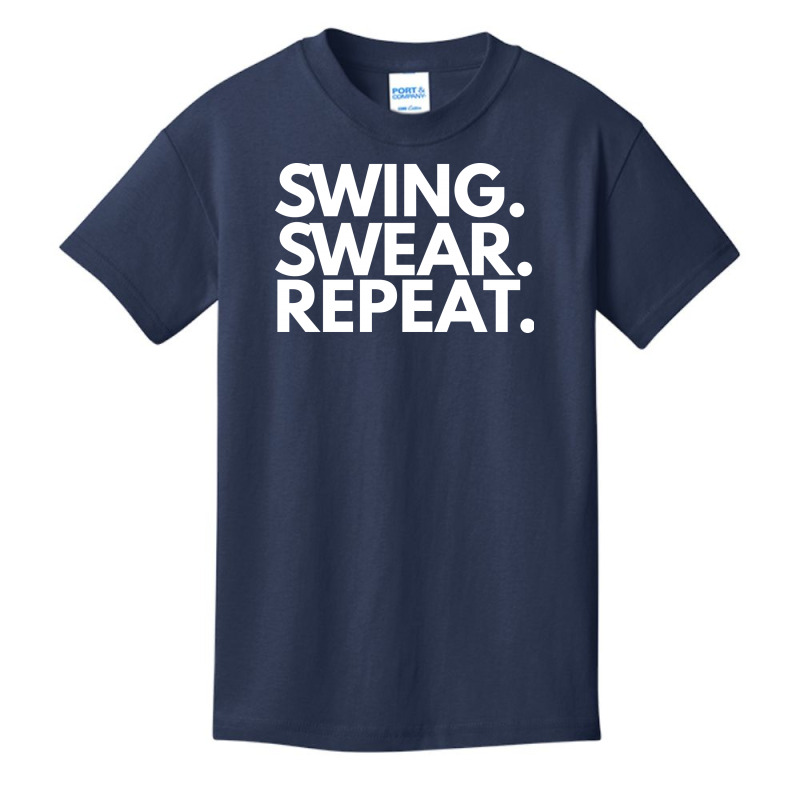 Swing Swear Repeat Basic Youth T-shirt | Artistshot