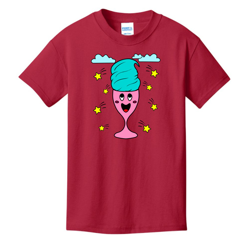 Cute Cup Ice Cream Cloud Shake Basic Youth T-shirt by vnteees | Artistshot