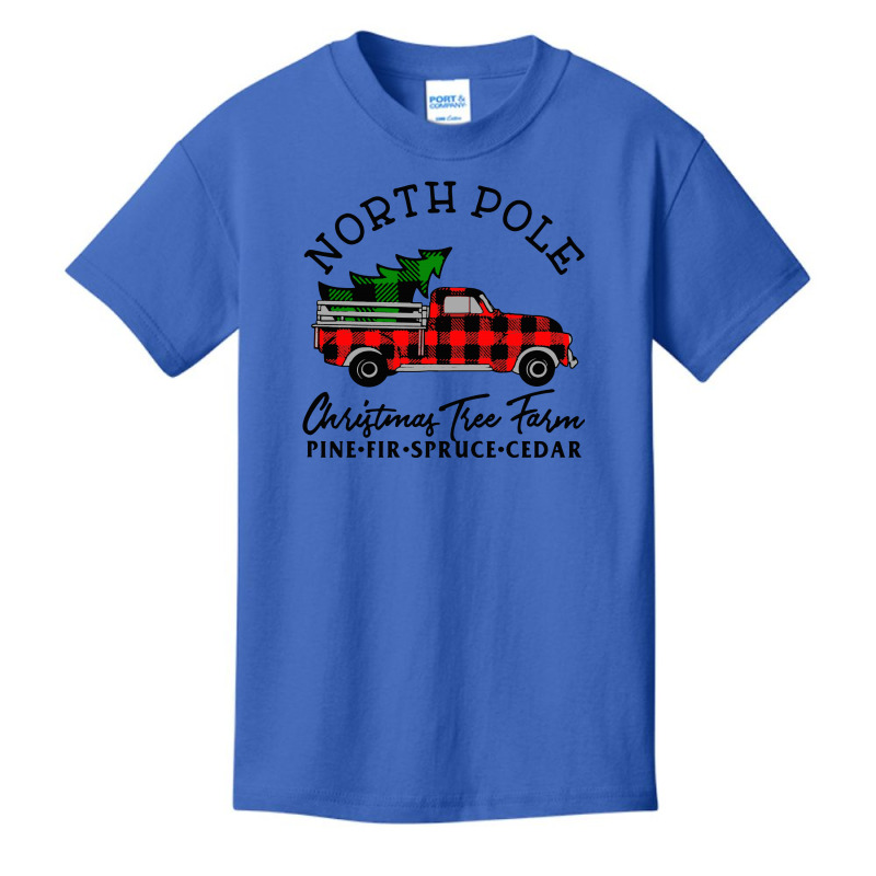 North Pole Christmas Tree Basic Youth T-shirt by mirazjason | Artistshot