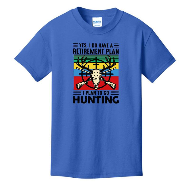 I Plan To Go Hunting Vintage Basic Youth T-shirt by trokeryth | Artistshot