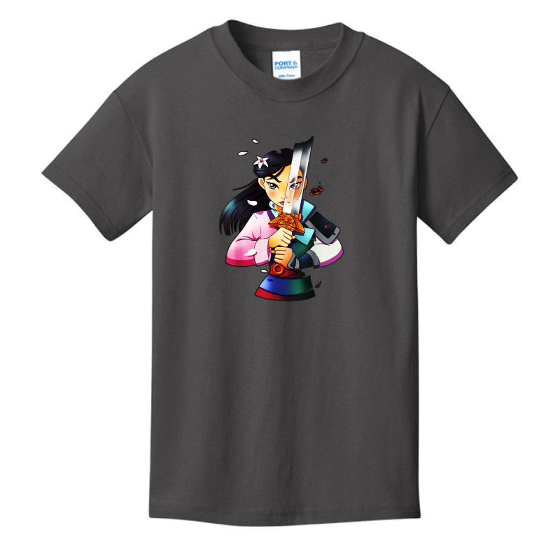 Mulan Anime Half Girl Half Warrior Basic Youth T-shirt | Artistshot