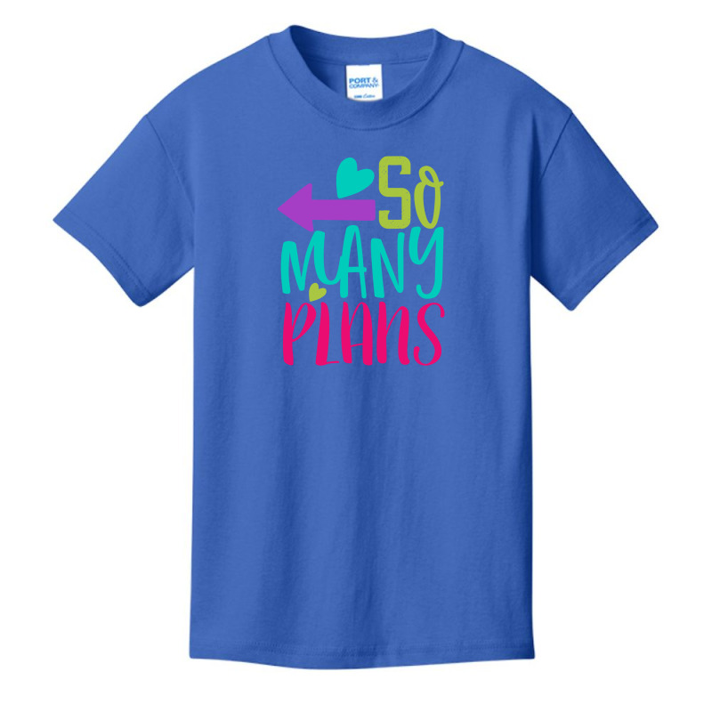 So Many Plans Basic Youth T-shirt | Artistshot