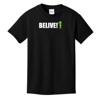 Believe Alien Basic Youth T-shirt | Artistshot