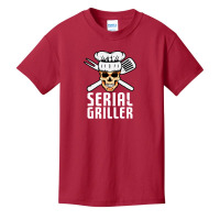 Serial Griller Bbq Distressed Basic Youth T-shirt | Artistshot