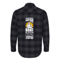 Captain Sailing Boat Boater Sailor Captain 3 Flannel Shirt | Artistshot