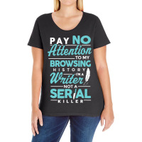 Browsing History Writing Writer Author Ladies Curvy T-shirt | Artistshot