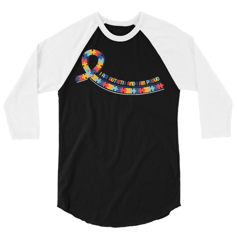 Autism T  Shirt Autism Awareness For World Autism Awareness Day T  Shi 3/4 Sleeve Shirt by abigayle98988 | Artistshot