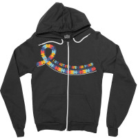 Autism T  Shirt Autism Awareness For World Autism Awareness Day T  Shi Zipper Hoodie | Artistshot