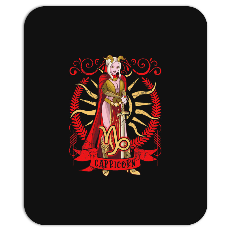 Capricorn Warrior Zodiac Sign Horoscope Astrology  Mousepad | Artistshot