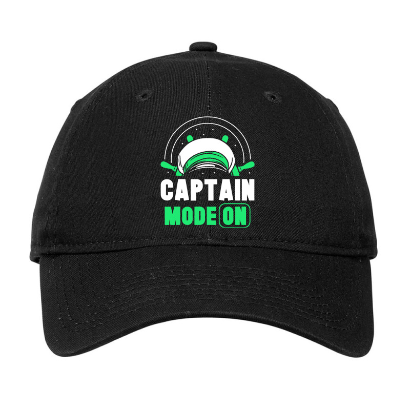 Captain Mode On Lover Skipper Ship Boat Owner Adjustable Cap by AleaAlmondz | Artistshot