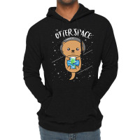 Otter Space T  Shirt Otter Space Cute Funny Sea Otter Astronaut Milky Lightweight Hoodie | Artistshot