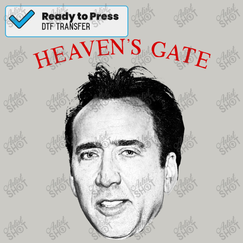 Nic Cage, Heaven's Gate Meme Parody Design Dtf Transfer By Qulonuhun ...