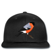 Bullfinch Bird Birdlover Birdwatcher Animal Biolog Printed Hat | Artistshot