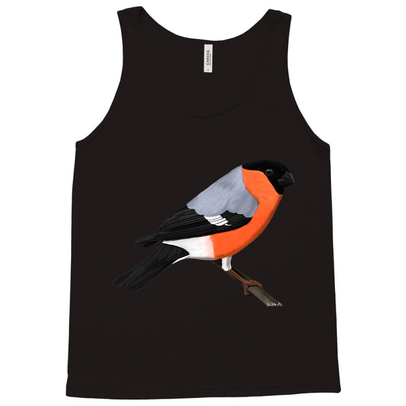 Bullfinch Bird Birdlover Birdwatcher Animal Biolog Tank Top by GwendalyForsberg | Artistshot