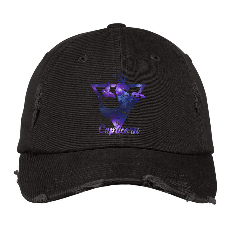 Capricorn Zodiac Sign Sea Goat Astrology January B Vintage Cap | Artistshot