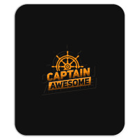 Captain Awesome Anchor Sailing Sailor Sail Mousepad | Artistshot