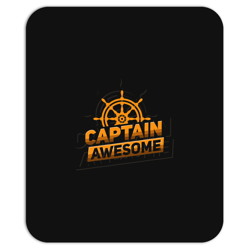 Captain Awesome Anchor Sailing Sailor Sail Mousepad | Artistshot