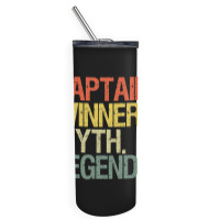 Captain Boat Airline Pilot 1 Skinny Tumbler | Artistshot