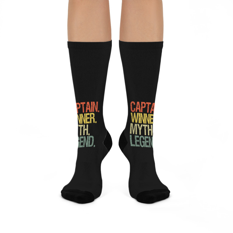 Captain Boat Airline Pilot 1 Crew Socks | Artistshot