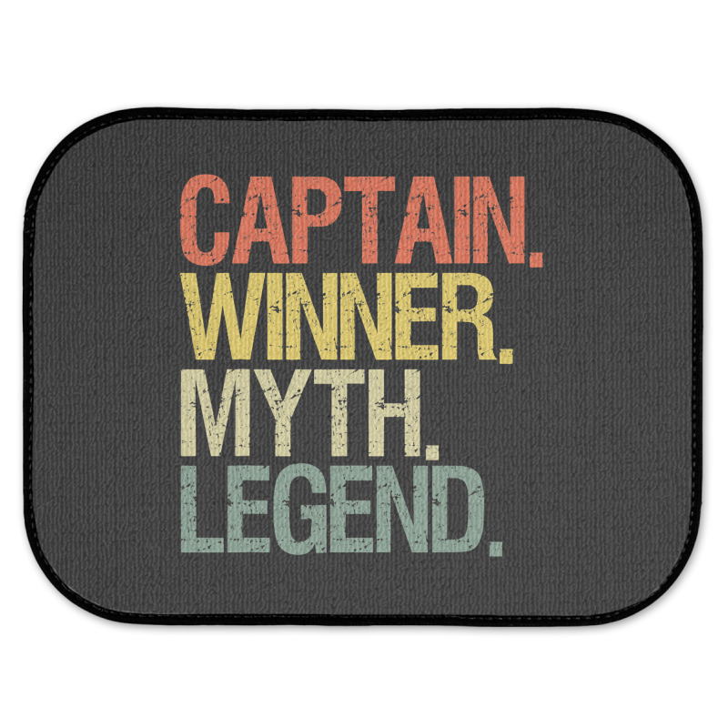 Captain Boat Airline Pilot 1 Rear Car Mat | Artistshot