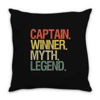 Captain Boat Airline Pilot 1 Throw Pillow | Artistshot