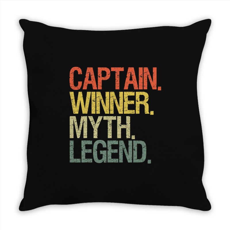 Captain Boat Airline Pilot 1 Throw Pillow | Artistshot