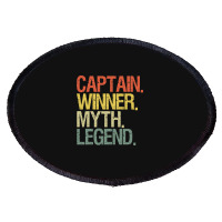 Captain Boat Airline Pilot 1 Oval Patch | Artistshot