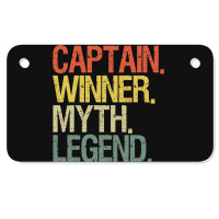 Captain Boat Airline Pilot 1 Motorcycle License Plate | Artistshot