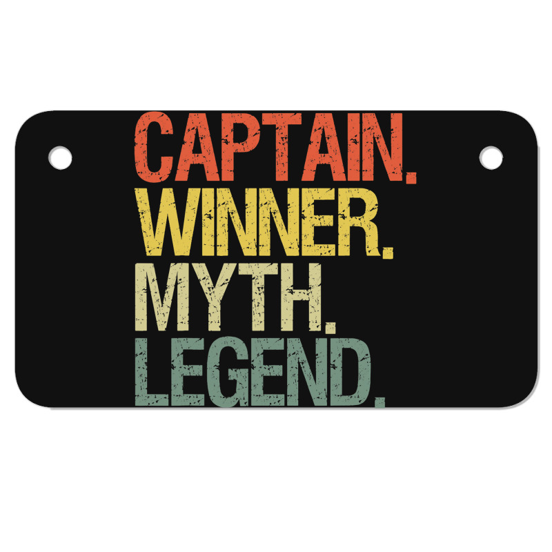 Captain Boat Airline Pilot 1 Motorcycle License Plate | Artistshot