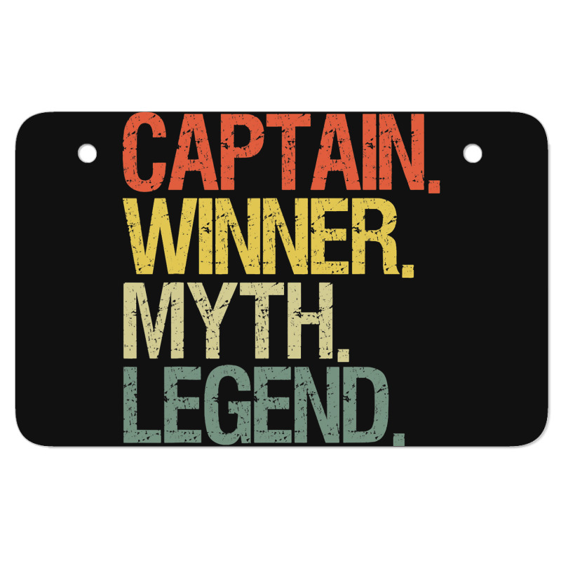 Captain Boat Airline Pilot 1 Atv License Plate | Artistshot