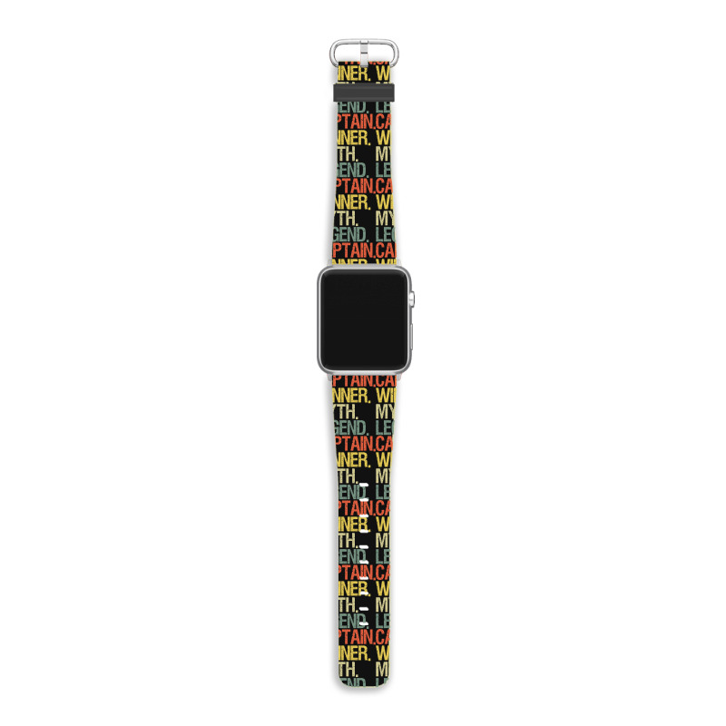 Captain Boat Airline Pilot 1 Apple Watch Band | Artistshot