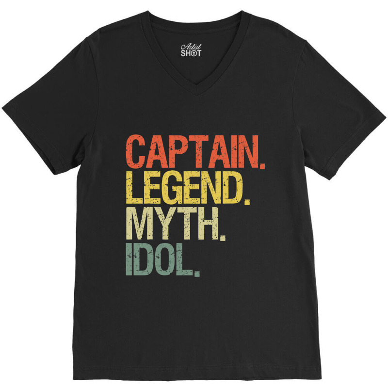 Captain Boat Airline Pilot V-neck Tee | Artistshot