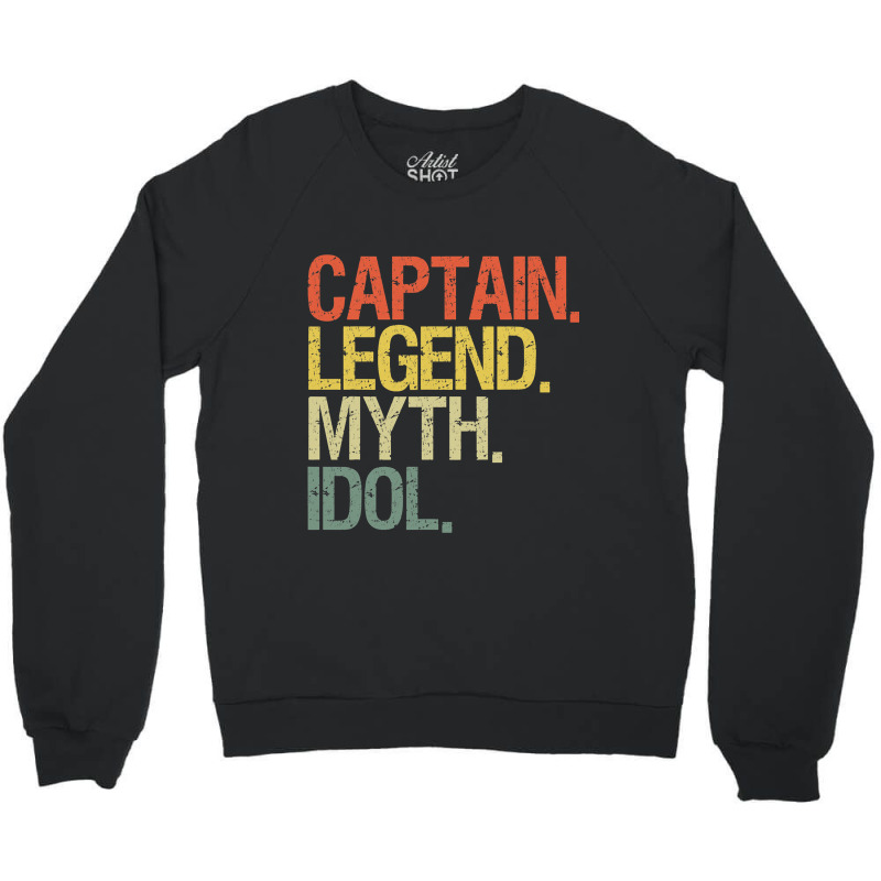 Captain Boat Airline Pilot Crewneck Sweatshirt | Artistshot