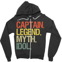 Captain Boat Airline Pilot Zipper Hoodie | Artistshot