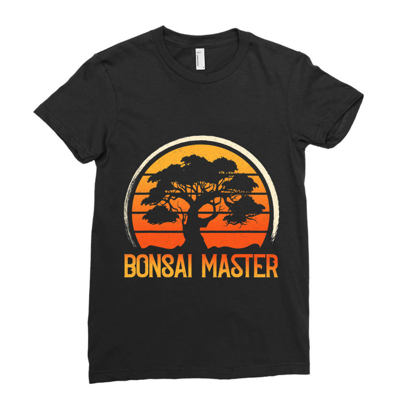 Bonsai Master Funny Miniature Japanese Bonsai Tree Ladies Fitted T-Shirt by JanayVanbure | Artistshot