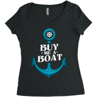 Buy Me A Boat Women's Triblend Scoop T-shirt | Artistshot