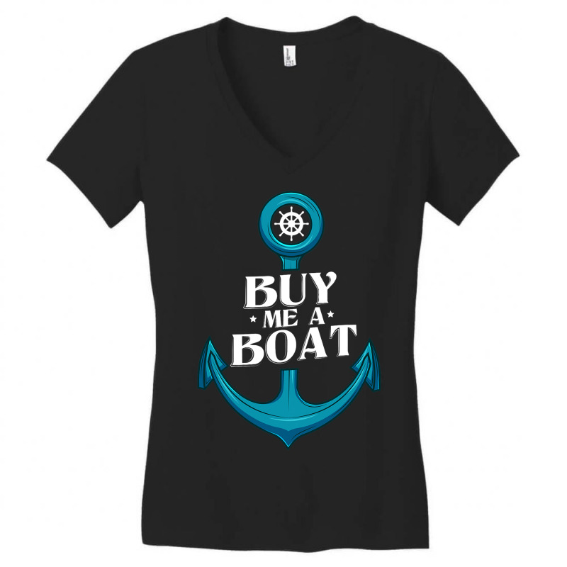 Buy Me A Boat Women's V-Neck T-Shirt by SiddharthaGish | Artistshot