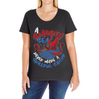 A Smooth Sea Never Made A Skillful Sailor Octopus Ladies Curvy T-shirt | Artistshot