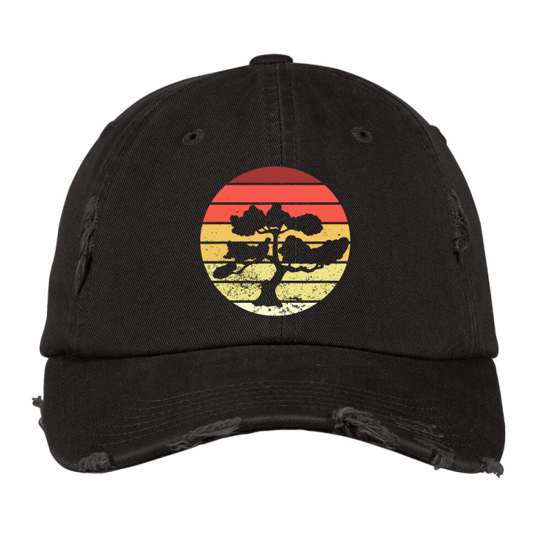 Beach Bonsai Tree Sun Retro Vintage Apparel Vintage Cap | Artistshot