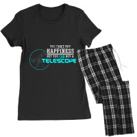 Astrophysics Telescope Scientist Gift Funny Astron Women's Pajamas Set | Artistshot