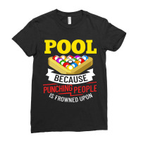 Billiards Snooker Pool Game Player Sports Competit Ladies Fitted T-shirt | Artistshot