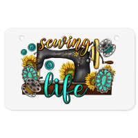 Sewing Life Western Atv License Plate | Artistshot