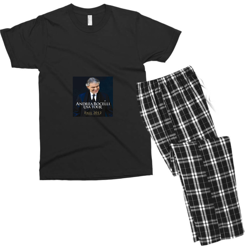 Andrea Bocelli Men's T-shirt Pajama Set | Artistshot