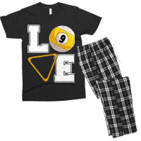 Billiards Love Pool Player Billiards Lover Men's T-shirt Pajama Set | Artistshot