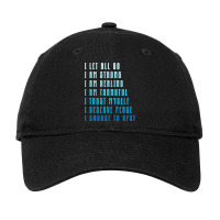 Bedtime Affirmations Adults Physical Selfcare Airl Adjustable Cap | Artistshot