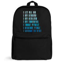 Bedtime Affirmations Adults Physical Selfcare Airl Backpack | Artistshot